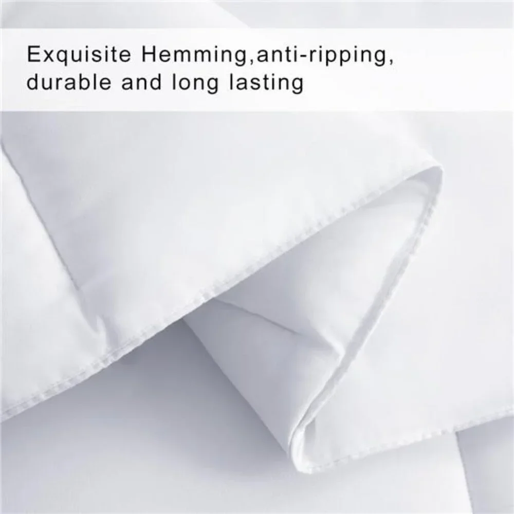 Quilted Comforter -All-Season Down Alternative Duvet Insert
